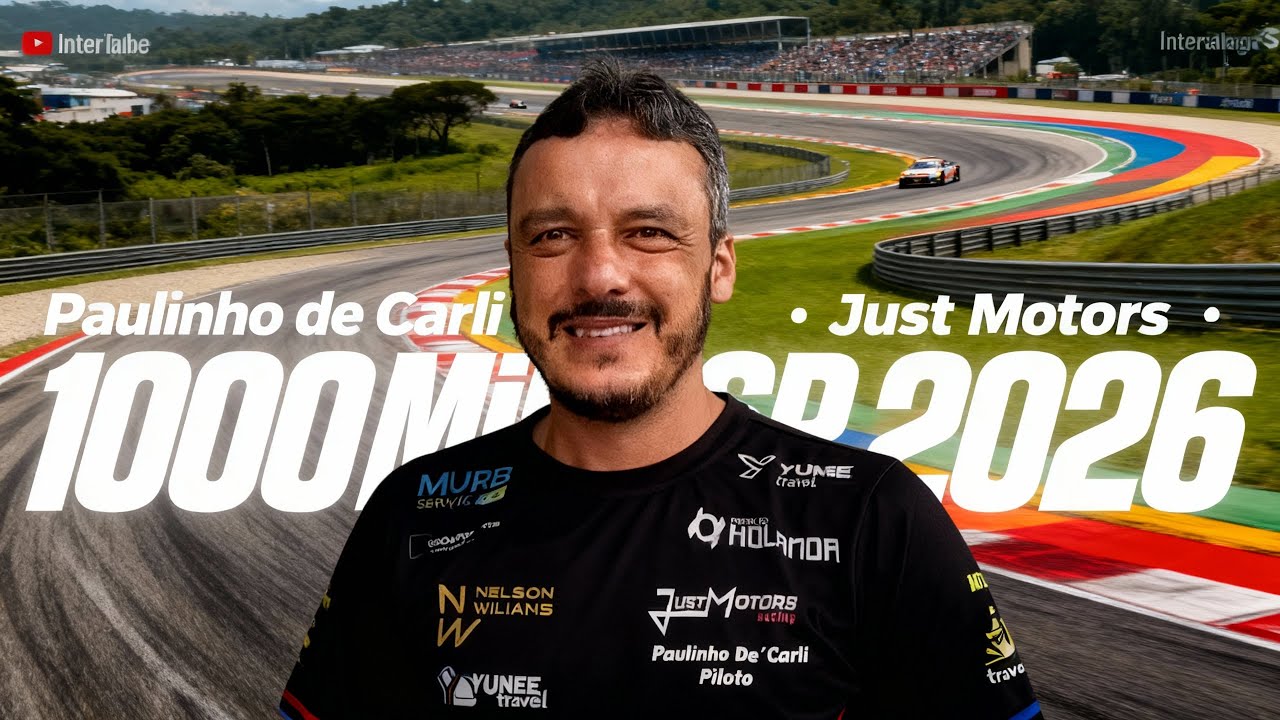 Paulinho de Carli fala do carro e expectativas da Just Motors nos treinos  das 1000 Milhas SP 2026