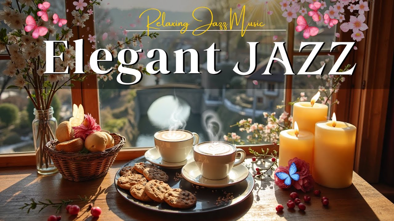 Elegant Jazz Music ☕ Smooth Bossa Nova Background for Relaxing, Stress Relief & Good Moods