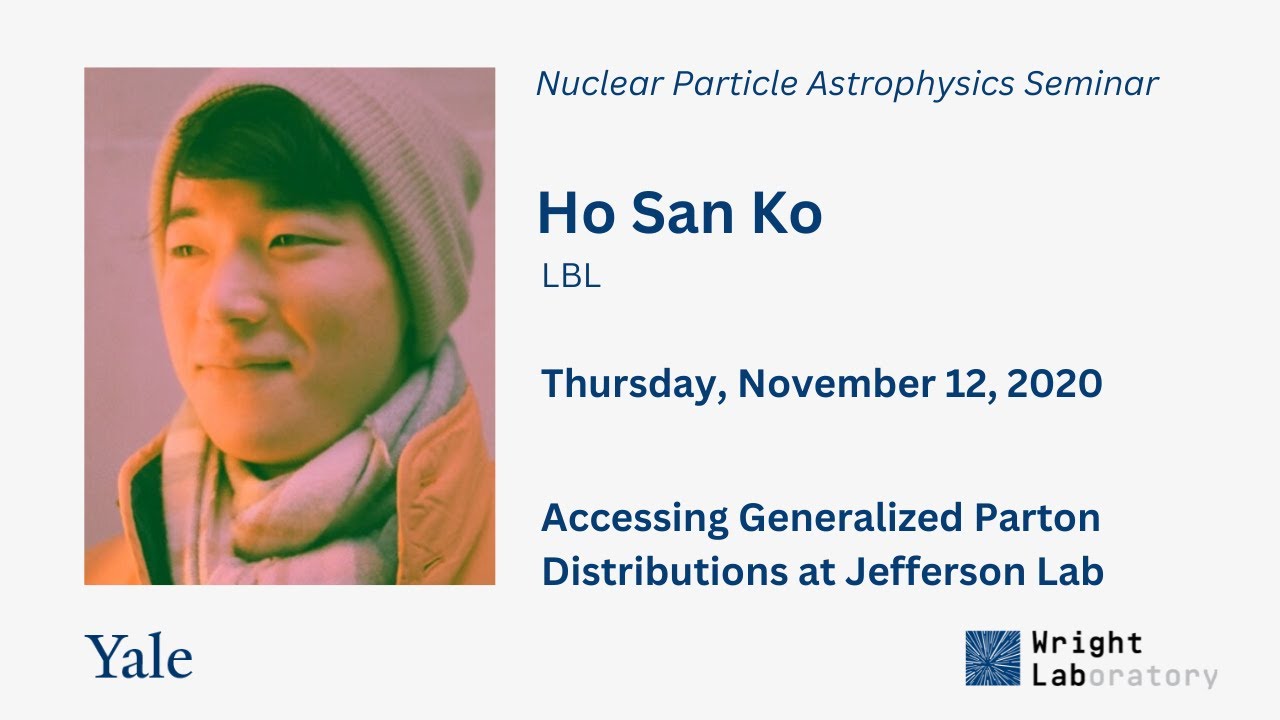 Yale Wright Lab NPA Seminar: Ho San Ko, LBL