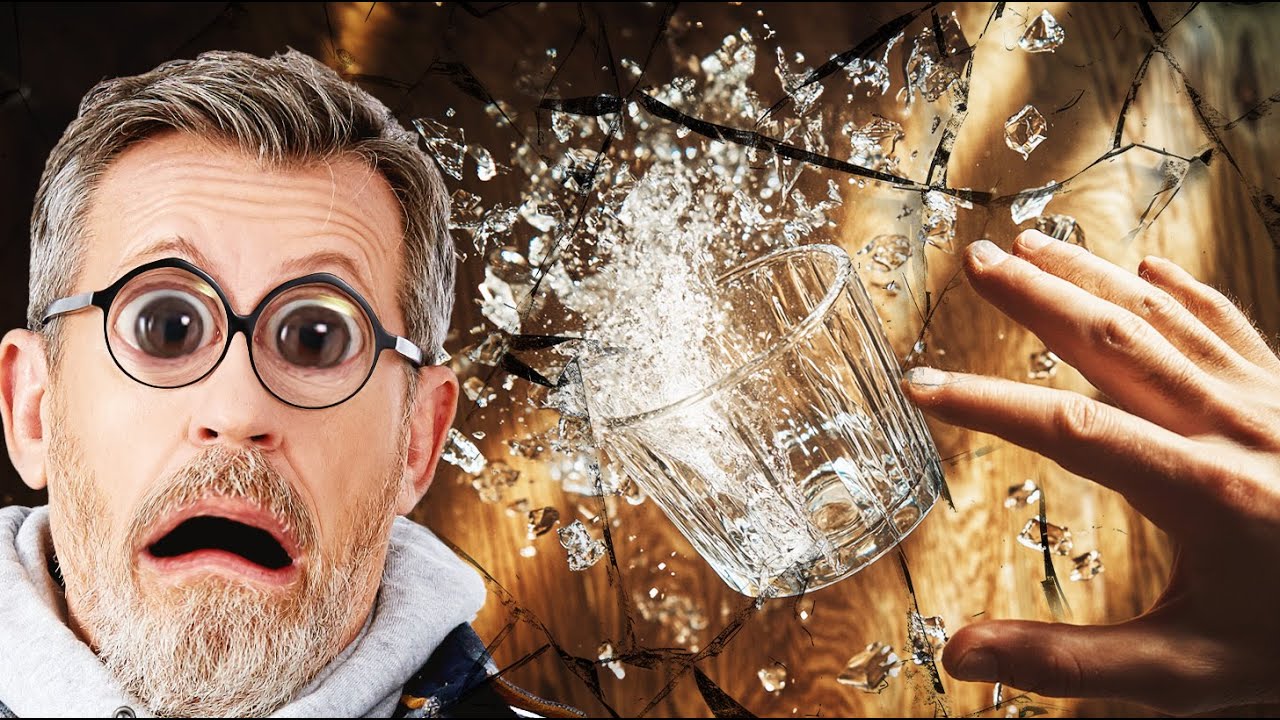 J'ai cassé le verre préféré de Jamy !