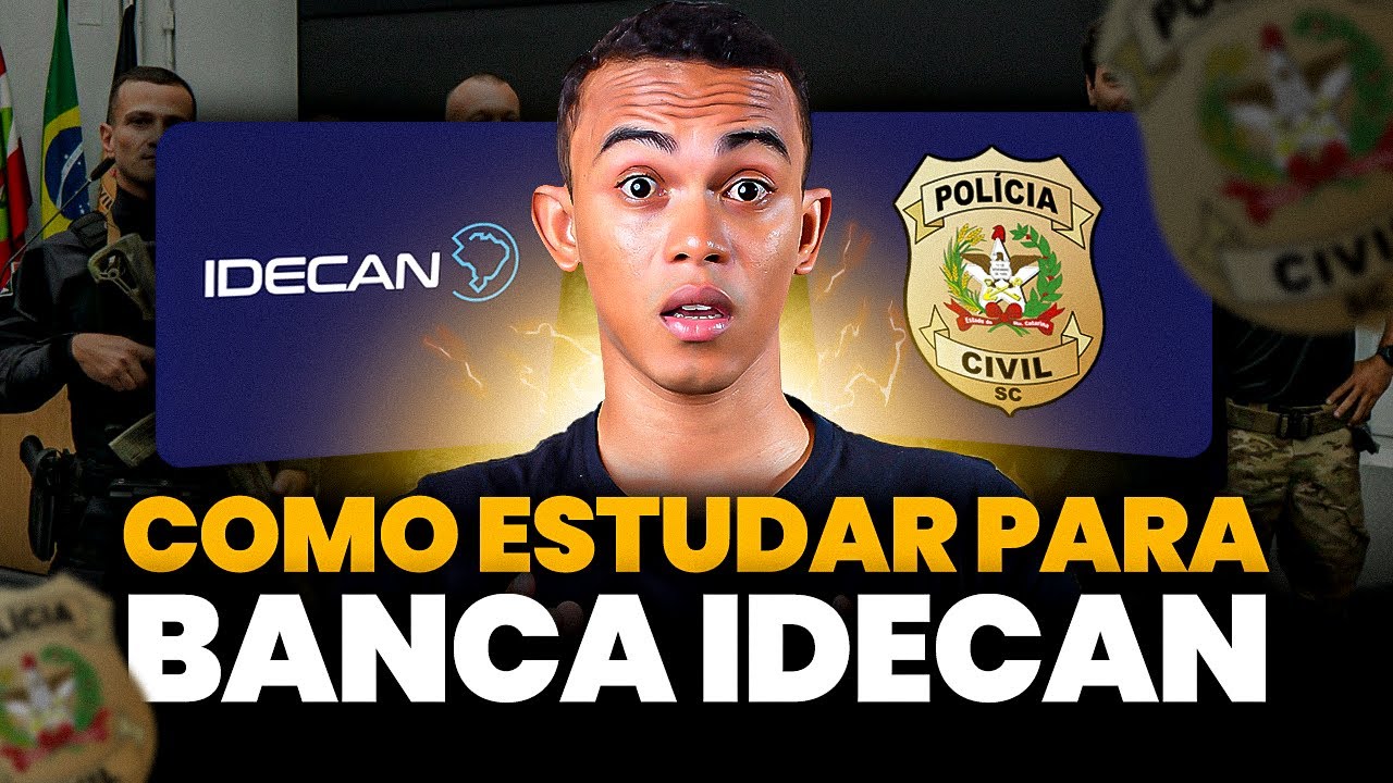 CONCURSO PCSC COMO ESTUDAR PARA A BANCA IDECAN ? 