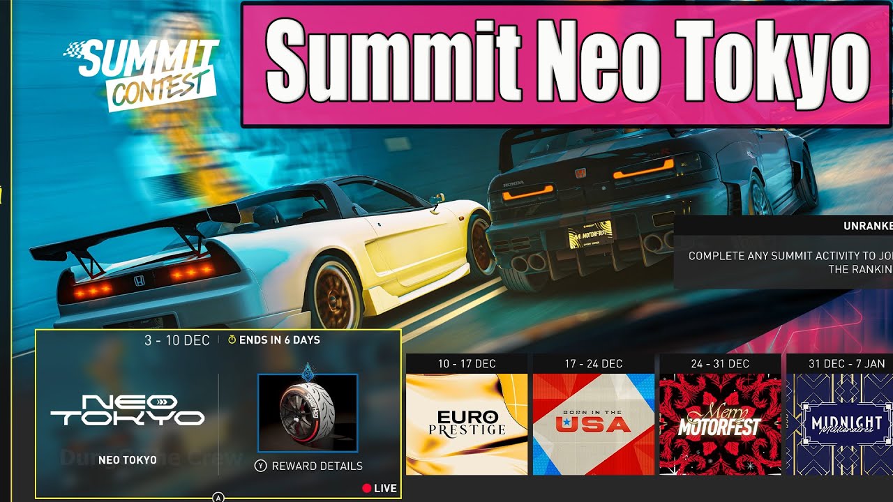 The Crew Motorfest Summit Neo Tokyo - How to Complete