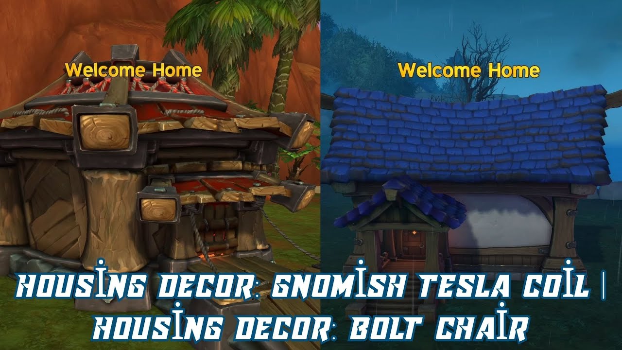 Spare A Chair Quest | Housing Decor: Gnomish Tesla Coil | Housing Decor: Bolt Chair