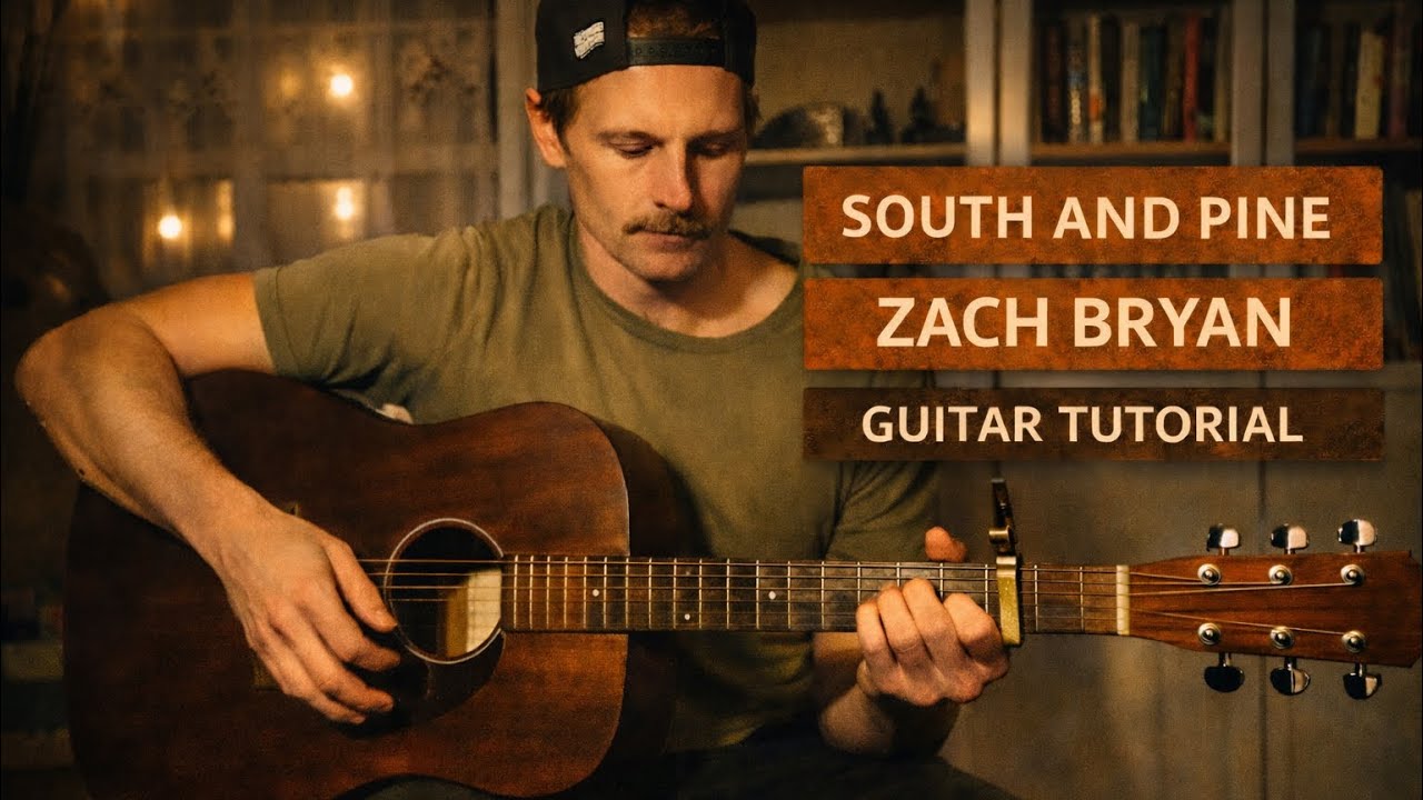 South & Pine – Zach Bryan | Guitar Tutorial (Chords + Strumming)
