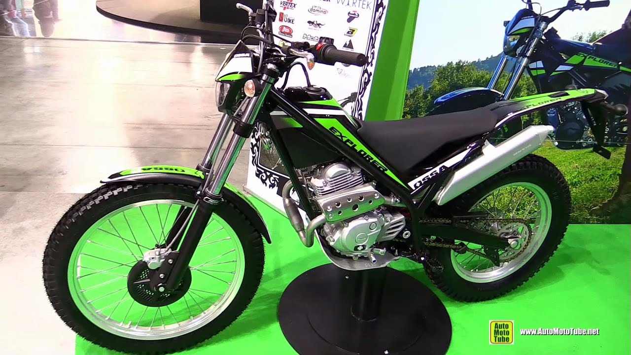 2015 Ossa Explorer 250 Motorcycle - Walkaround - 2014 EICMA Milan Motorcycle Exhibition