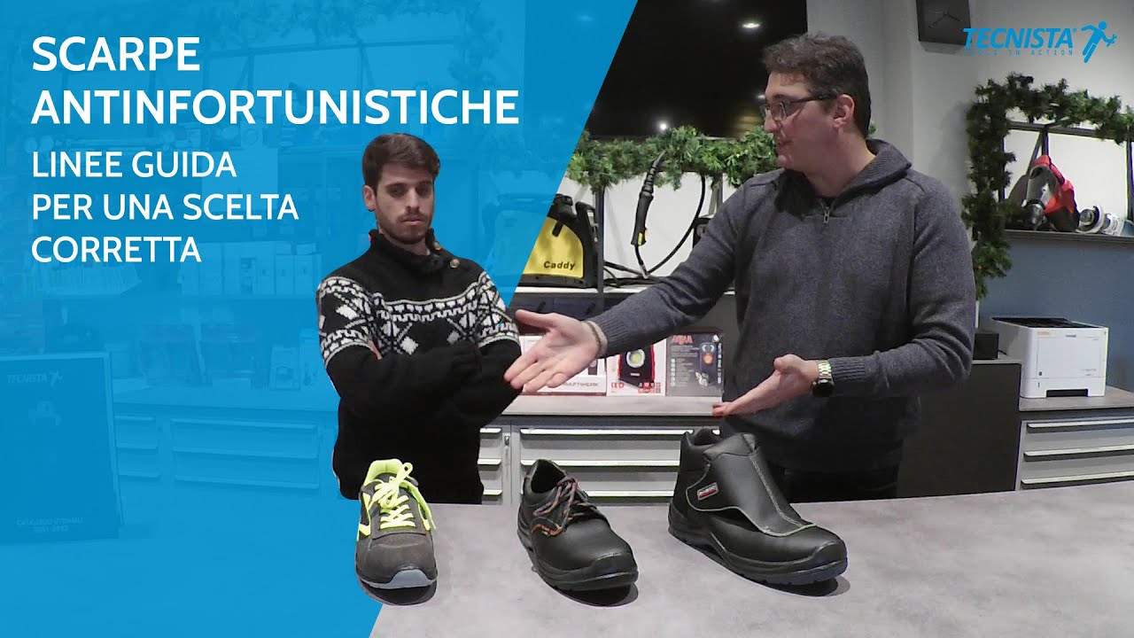 Scarpe antinfortunistiche: linee guida per una scelta corretta