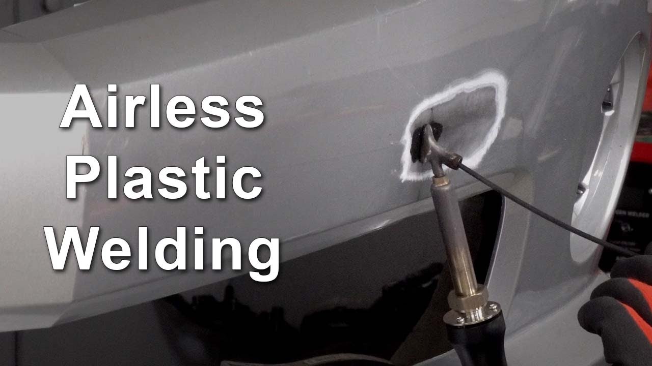 Airless Plastic Welding - Repairing a Tear in the Face of a Bumper Cover