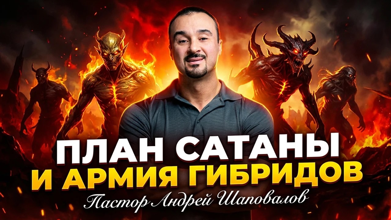«План сатаны и армия гибридов» Пастор Андрей Шаповалов