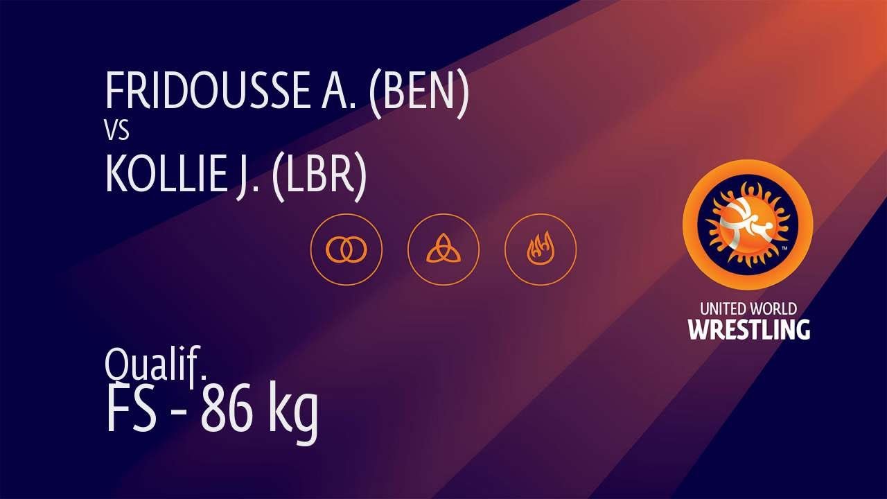 Qual. FS - 86 kg: A. FRIDOUSSE (BEN) v. J. KOLLIE (LBR)