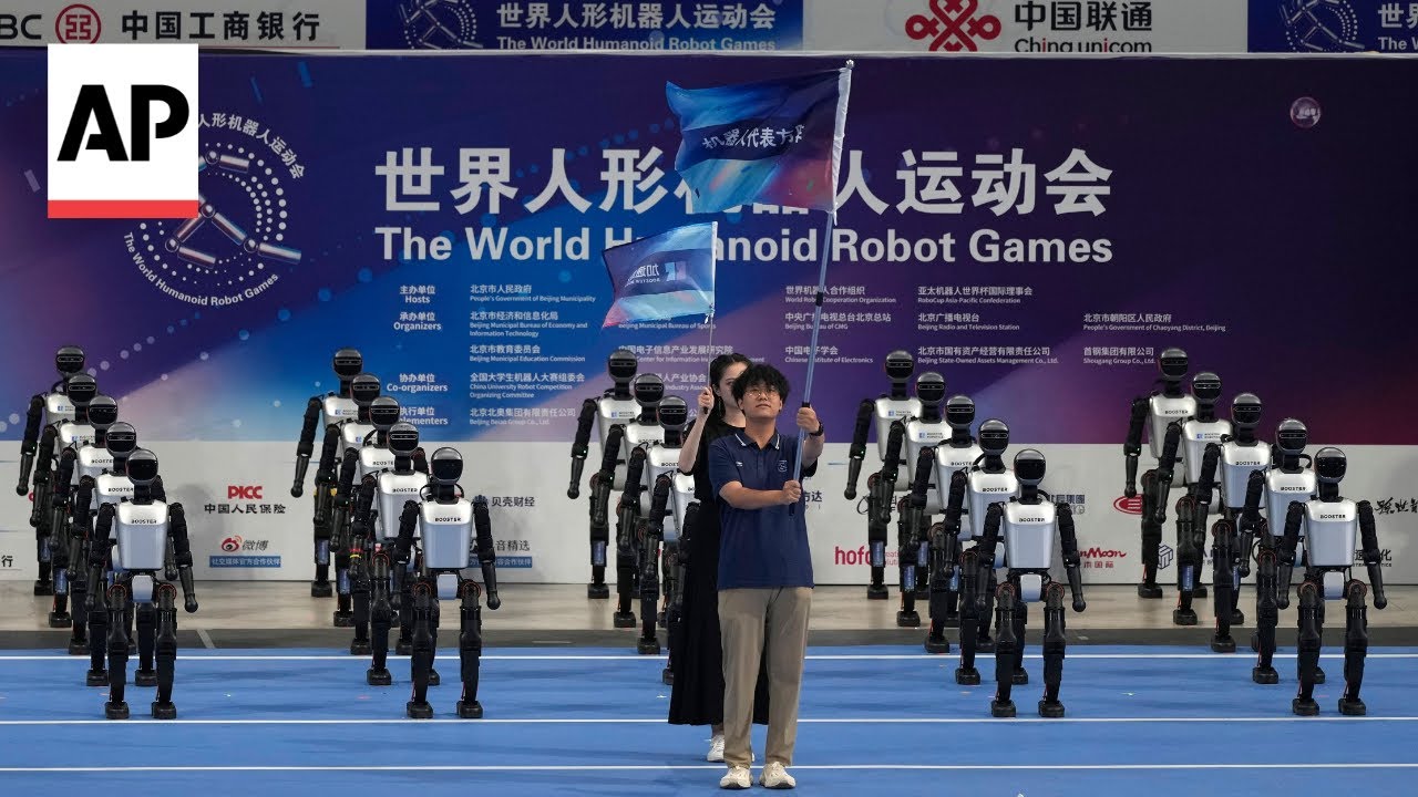 China's tournament for AI robots opens with dancing, soccer, boxing, track