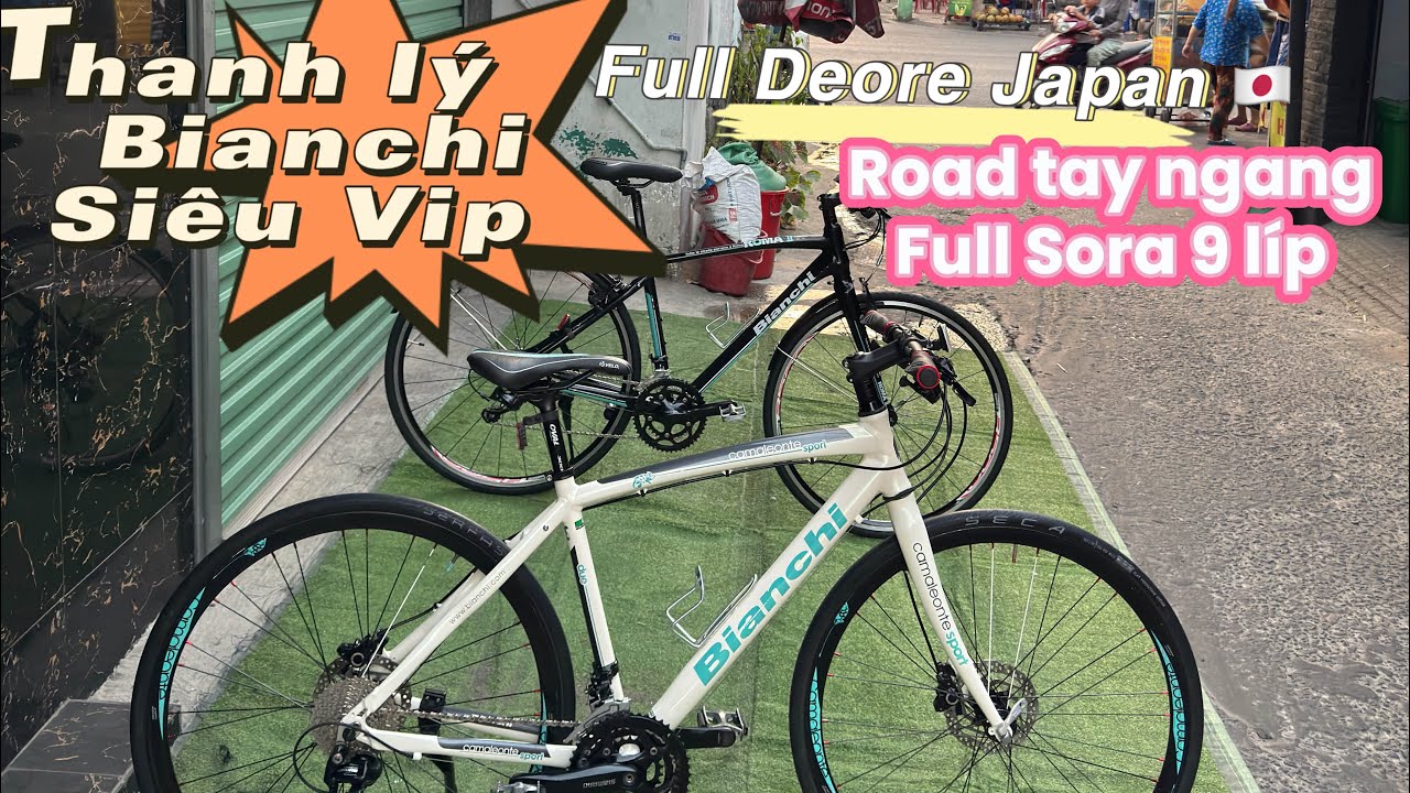 (27/1) Lô Bianchi thanh lý siêu Vip cấu hình khủng nhất của shop. Full Deore Japan 🇯🇵 Full Sora 3500