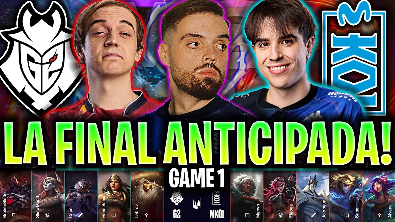IBAI CASTEA LA FINAL ANTICIPADA DE LA LEC! 😱ÉPICO!🔥 - G2 vs KOI Game 1 LEC VERSUS PLAYOFFS 2026 IBAI