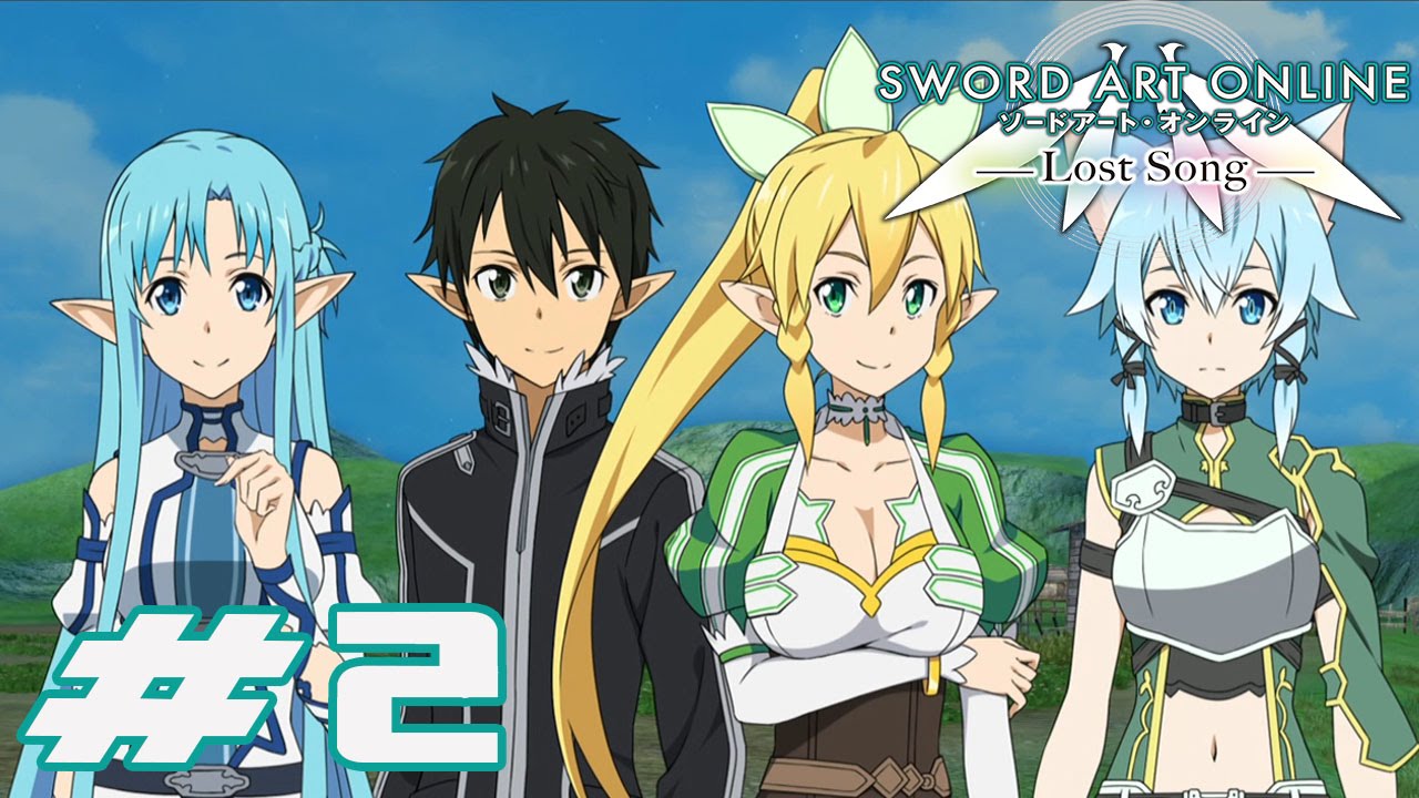 Sword Art Online: Lost Song - English Walkthrough Part 2 Woglinde, The Island Of Meadows [HD]
