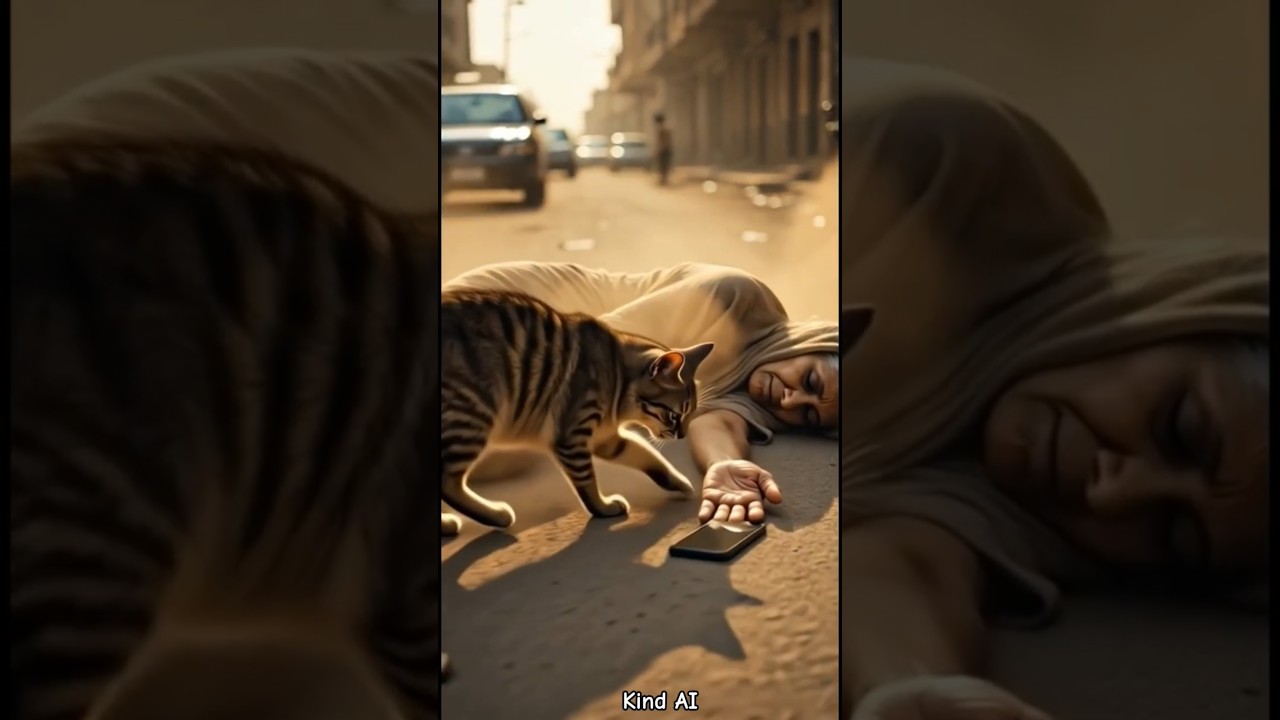 Most Emotional Story,Hero Cat vs. Poverty 🥺✨ 