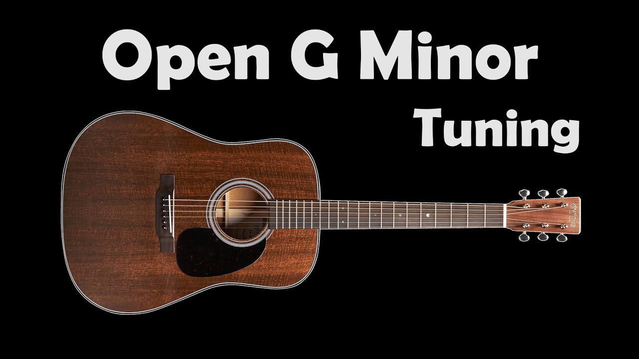 Open G Minor Guitar Tuning - 4K