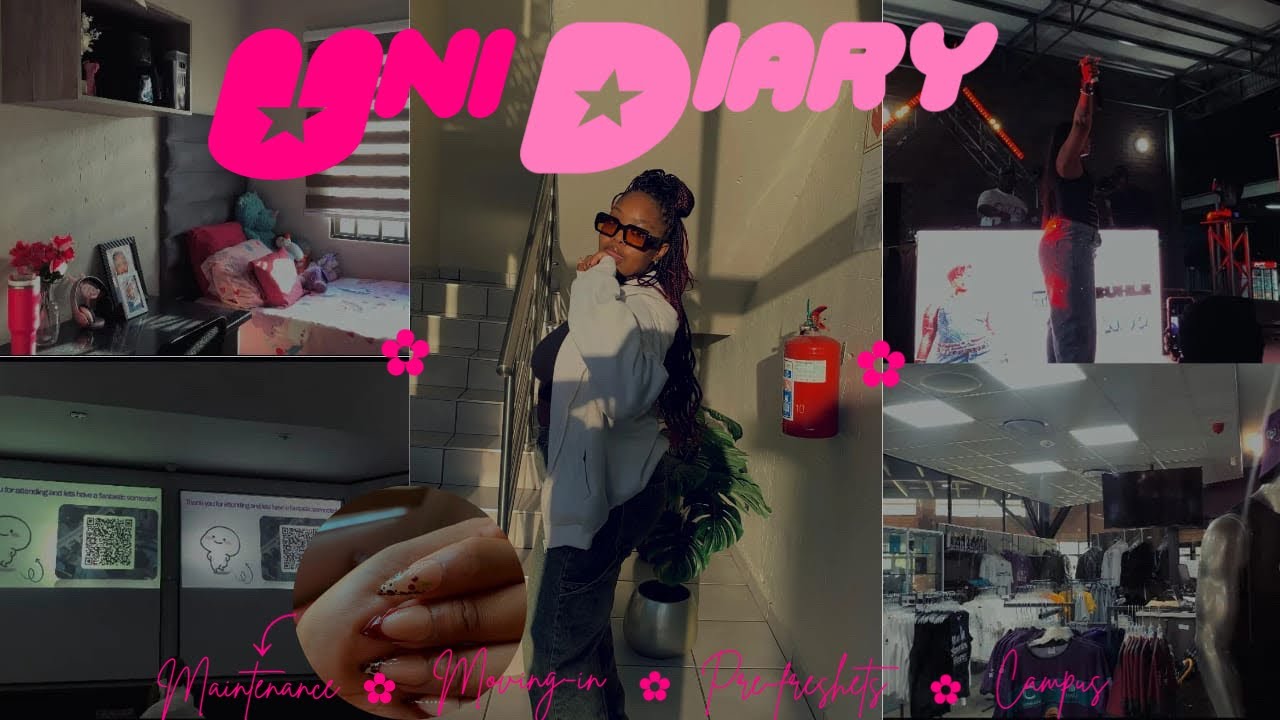 Uni diaries : Maintenance | Moving to res | Pre-freshers Ft Thee buhle & Toss | & many more ✨