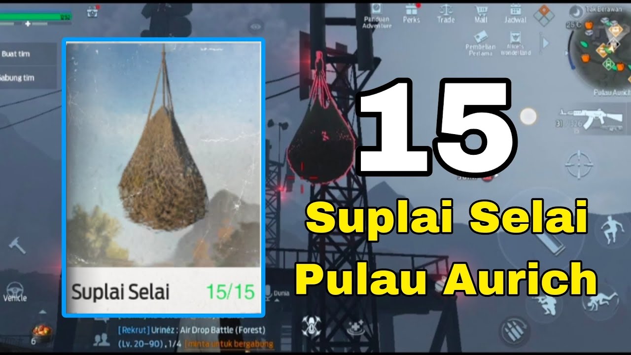 Seluruh Lokasi Suplai Selai/Suplai Jam Pulau Aurich || Undawn