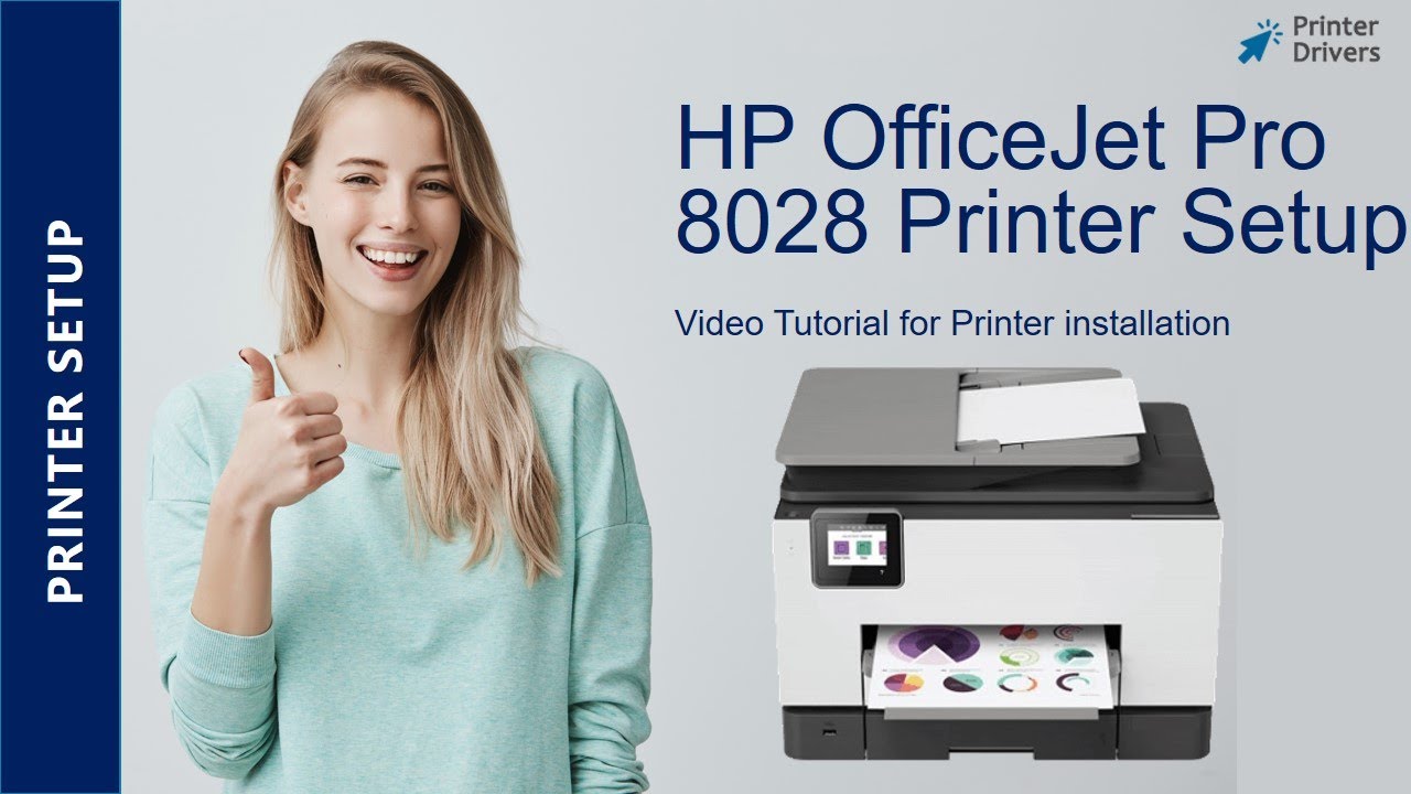 HP Officejet pro 8028 Printer Setup | Printer Drivers | Wi-Fi setup | Unbox | HP Smart App Install