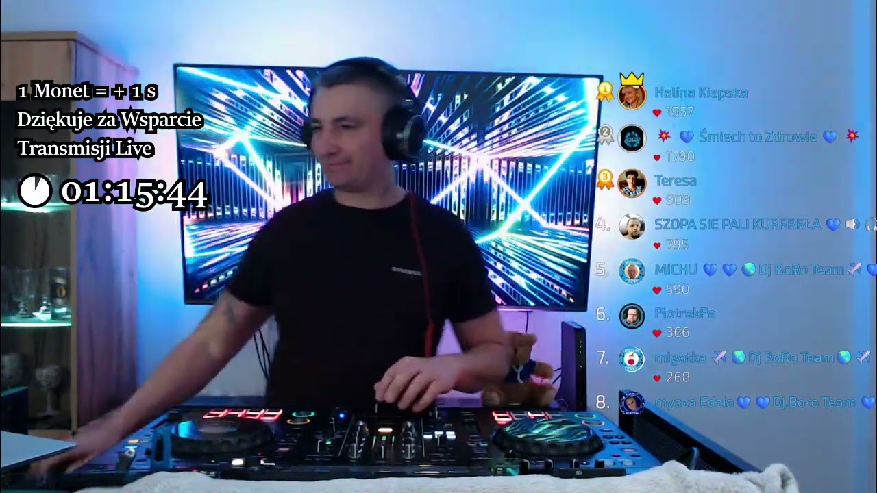 tik Tik Dj Boro 84 live stream Smerfy 5 03 2026 Ekwador retro night