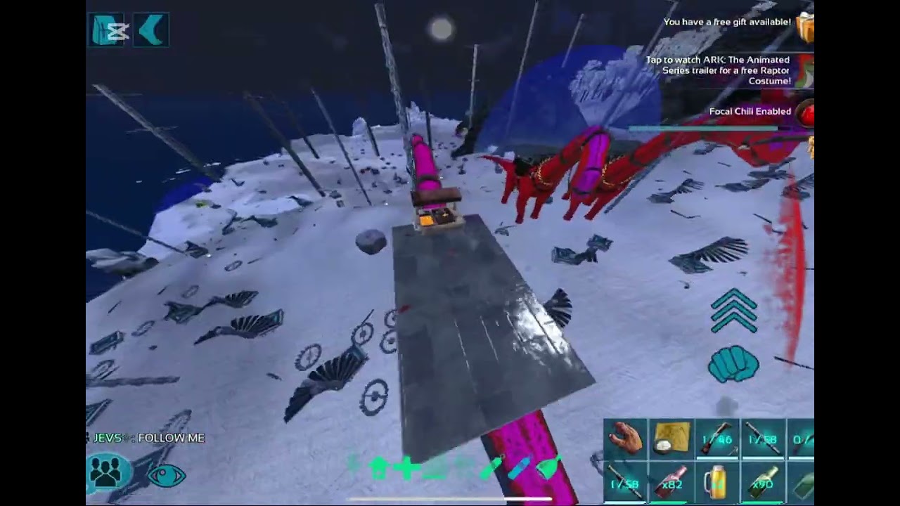 ARK MOBILE PVP RAID JEVS VS BRAZZ