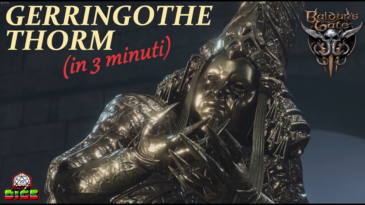 BALDUR'S GATE 3🔶Gerringothe Thorm (L'esattore) | DEFEAT IN 3 MIN 🎲ITA PC GAME GDR GAMEPLAY ROLEPLAY