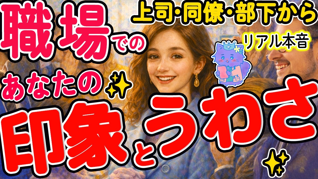 【実は高評価】上司・同僚・部下にどう思われてる？職場での噂と印象・評判・本当のあなたを深掘りリーディング｜当たる仕事タロット占い