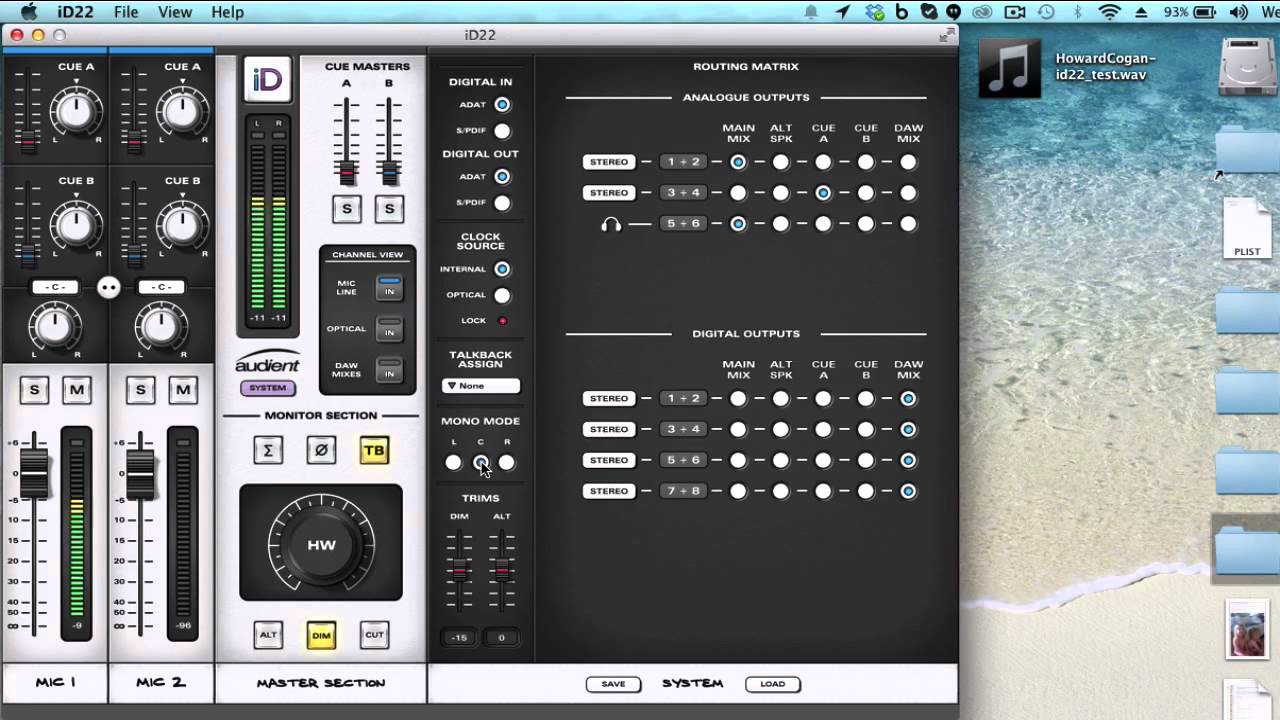 Audient iD22 Console Tour