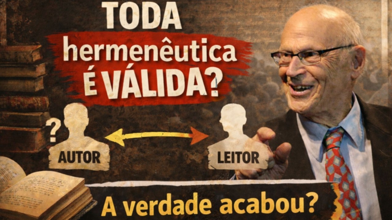 Conheça o Hermeneuta que deu um GOLPE FALTAL na hermenêutica pós-moderna...