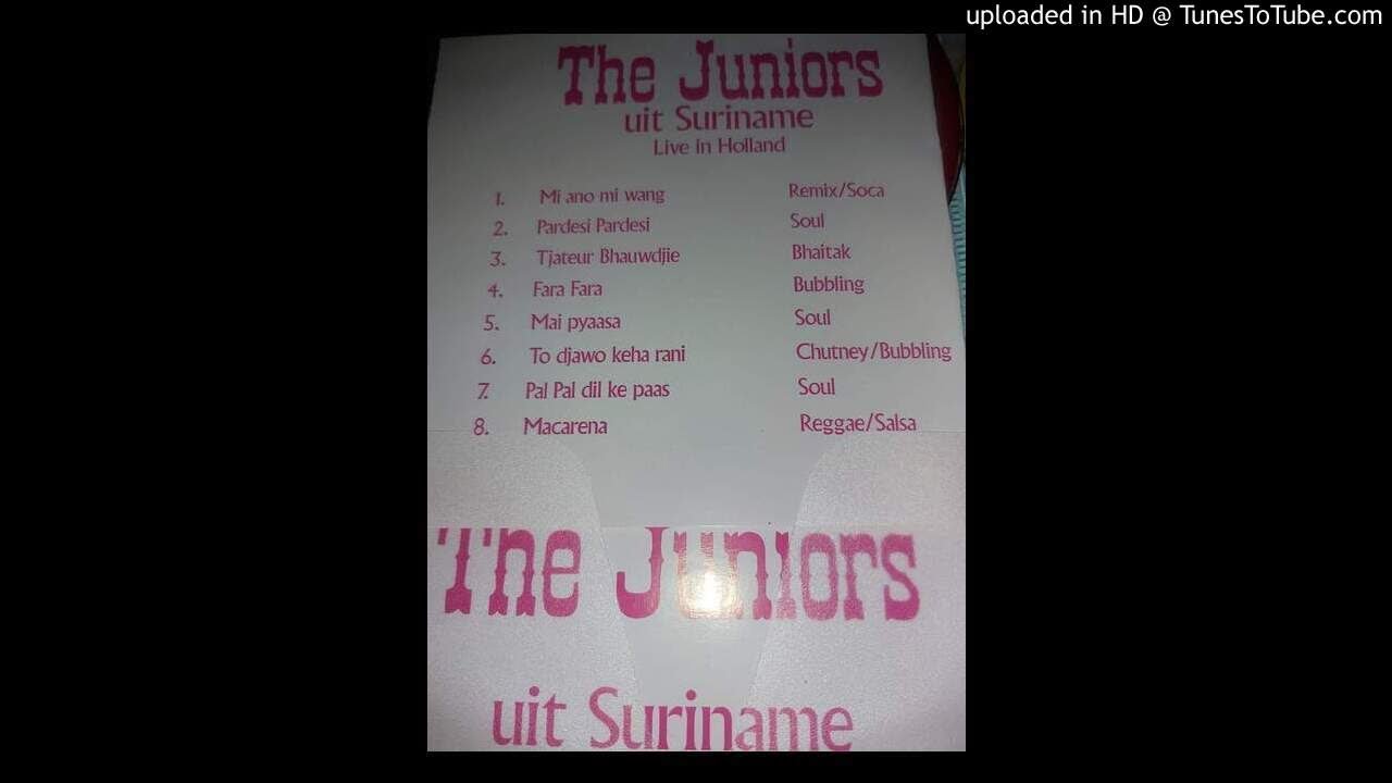 06 To Djaw Kaha Rani - Tore Deewana | The Juniors From Surinam Live In Holland