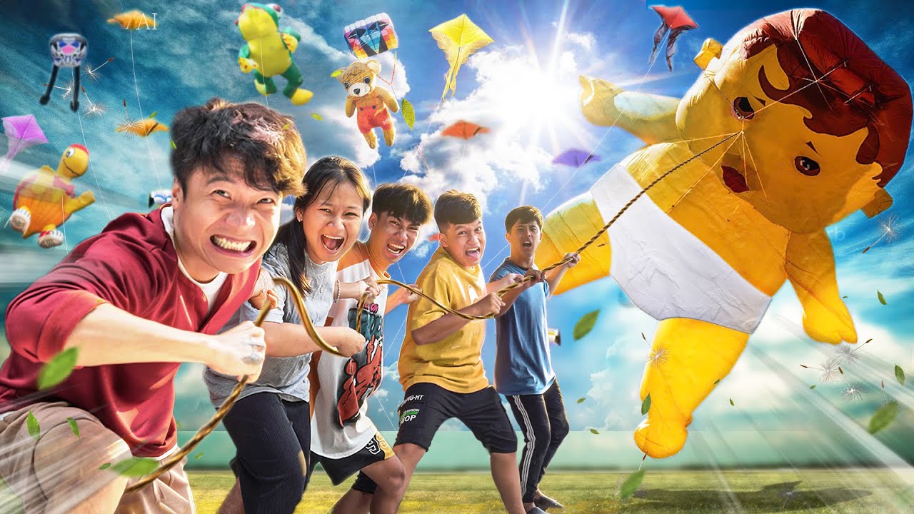 𝐓𝐨𝐧𝐲 | Thả Diều Khổng Lồ Ngoài Đồng 😵 Tuổi Thơ 9X