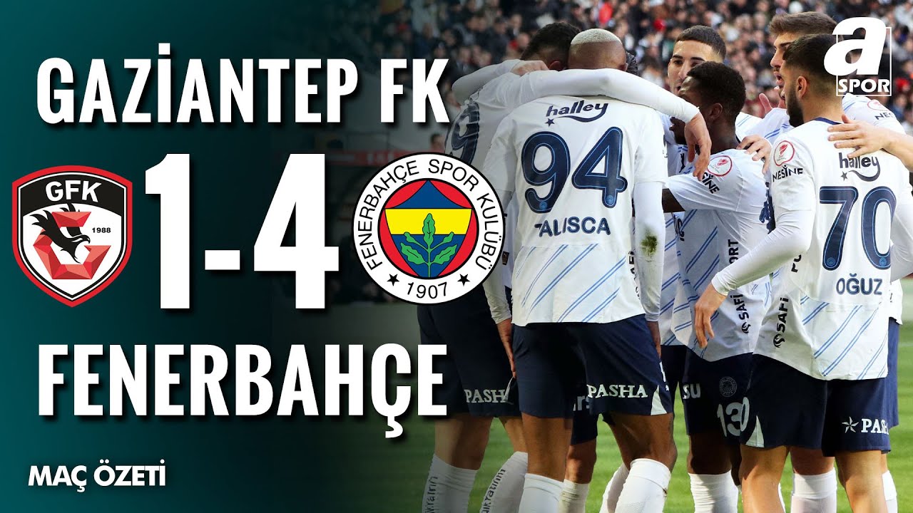 Gaziantep FK 1-4 Fenerbahçe | MAÇ ÖZETİ | Ziraat Türkiye Kupası B Grubu | 27.02.2025