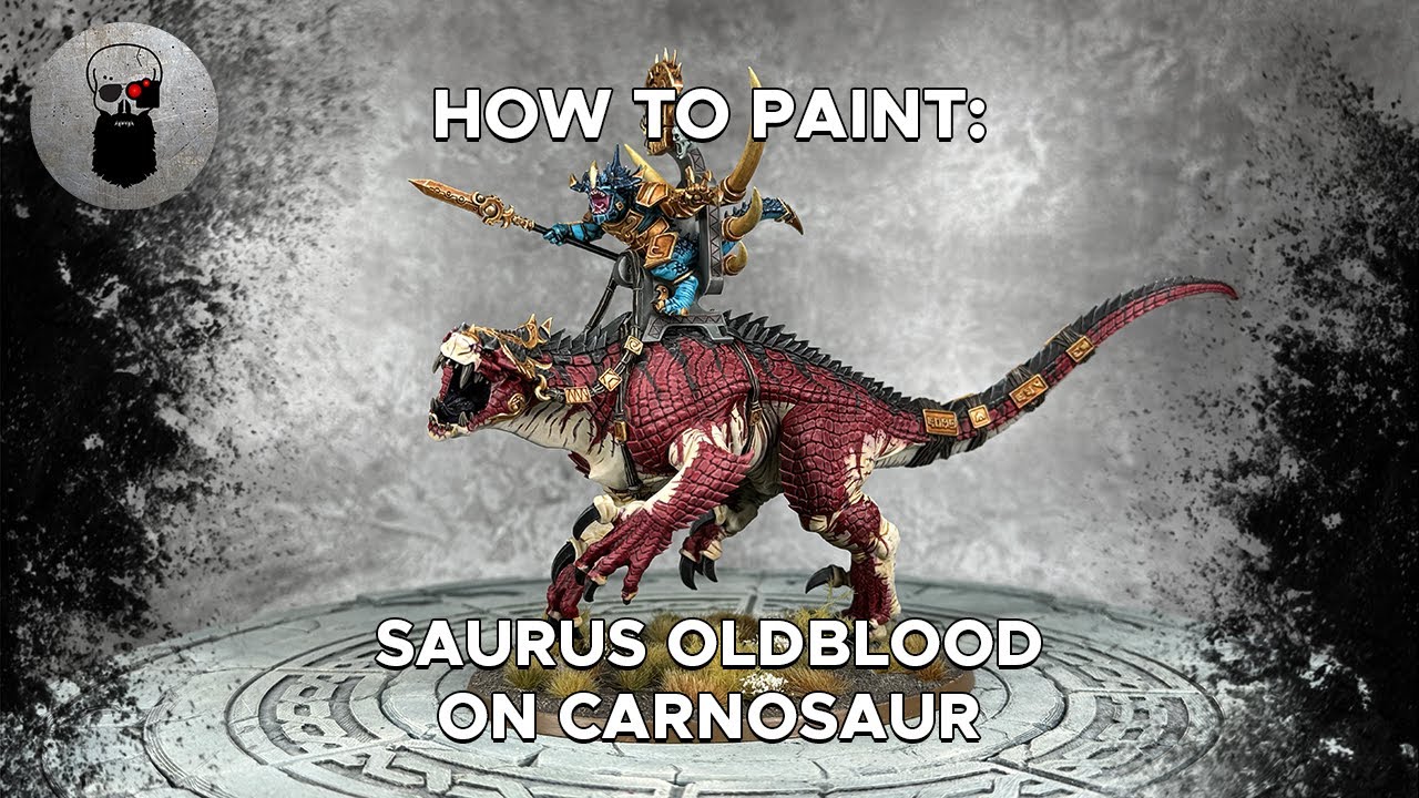 Contrast+ How to Paint: Saurus Oldblood on Carnosaur