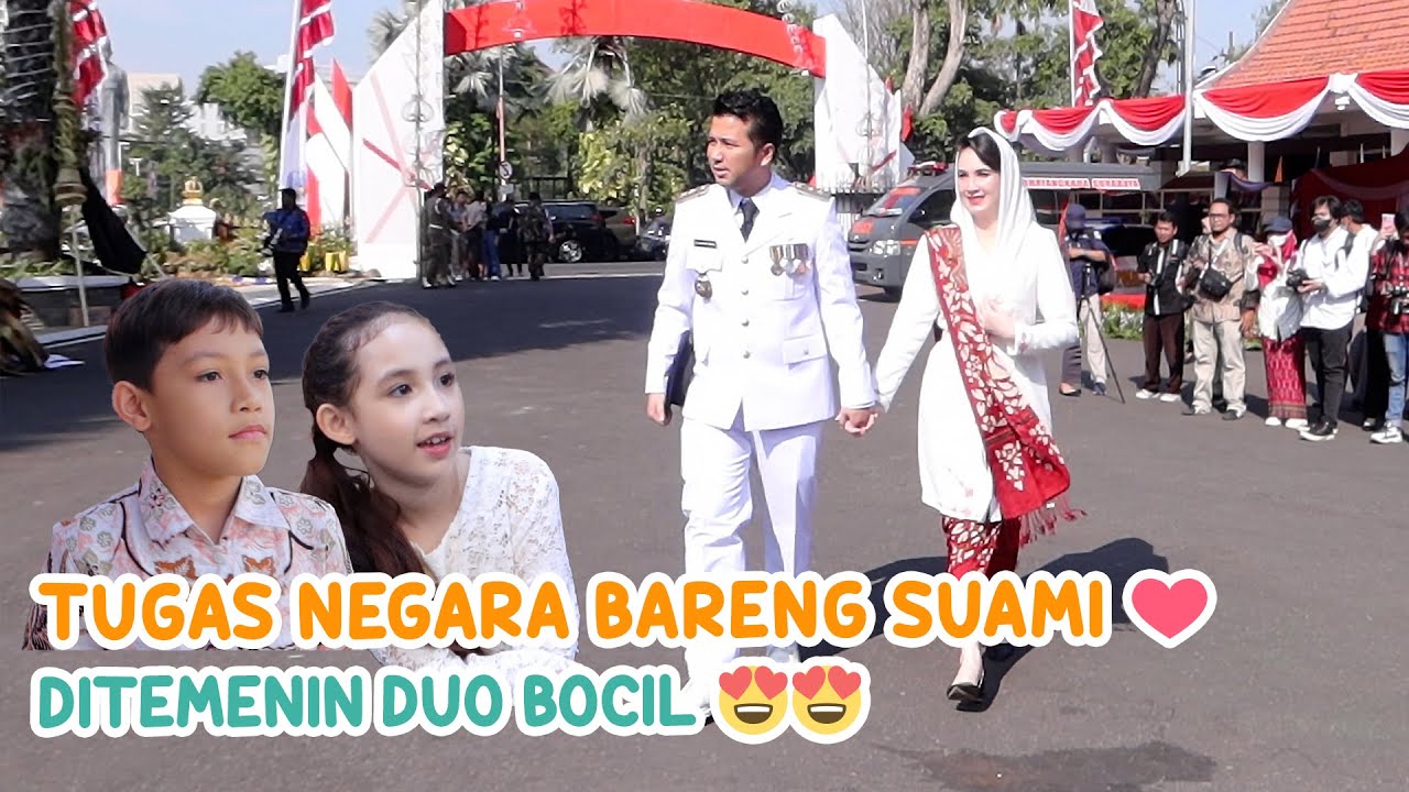 UPACARA HUT KE-78 RI DI GRAHADI. TUGAS NEGARA BARENG SUAMI ❤️| Arumi Bachsin