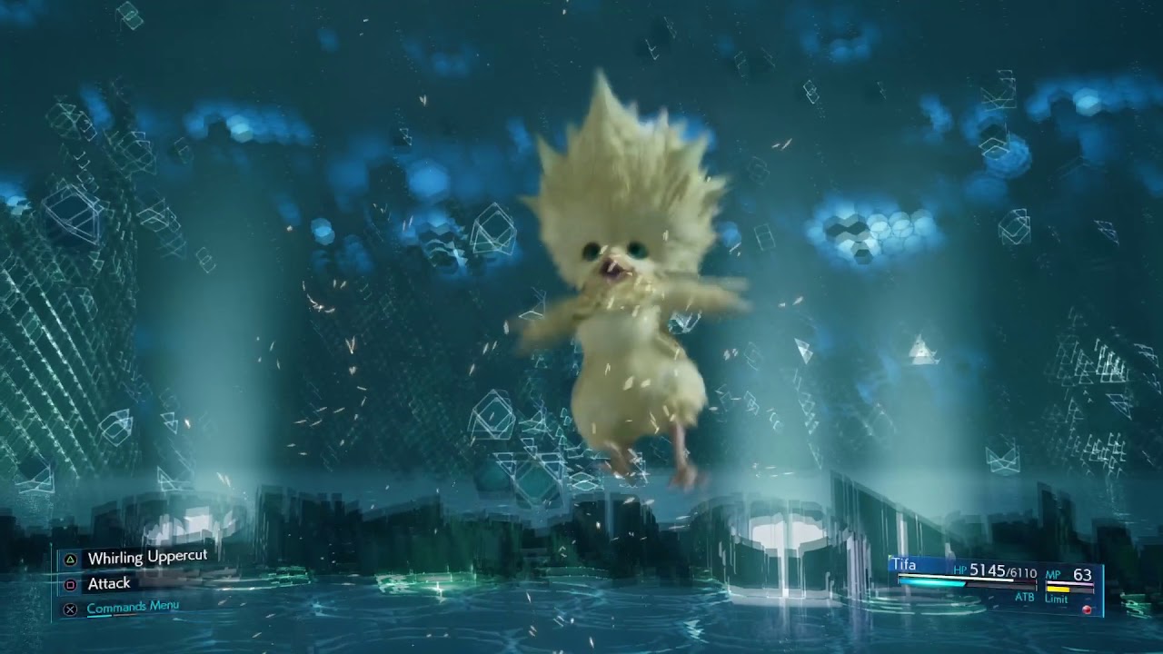Chocoflare - Chocobo Chick summon sequence - Final Fantasy VII Remake