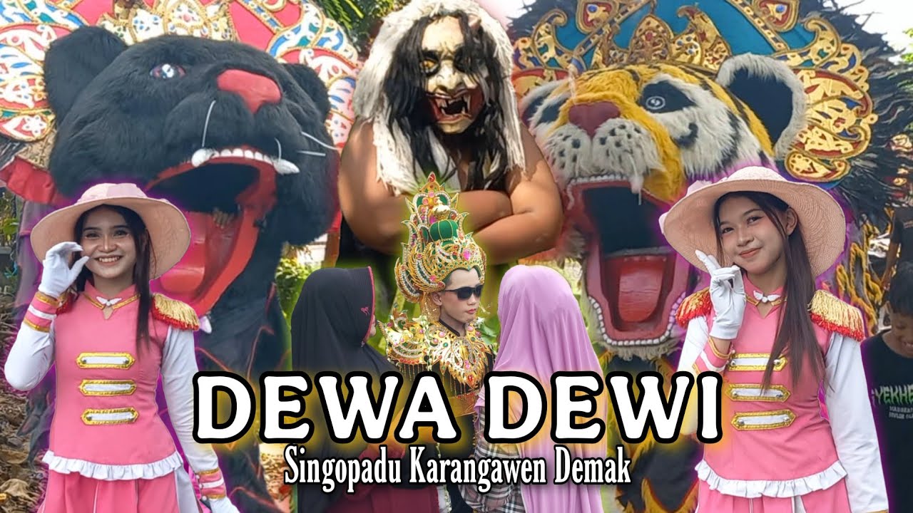 Kirab Arak arakan Barongan Dewa Dewi Di Singopadu Karangawen Demak