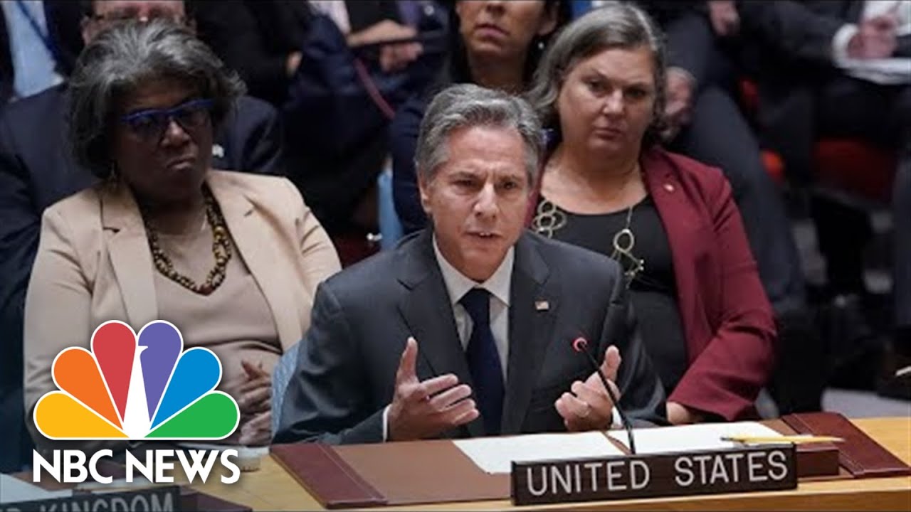 Blinken Warns U.N. Security Council Of Russian Nuclear Threats, &lsquo;Sham Referendas&rsquo;