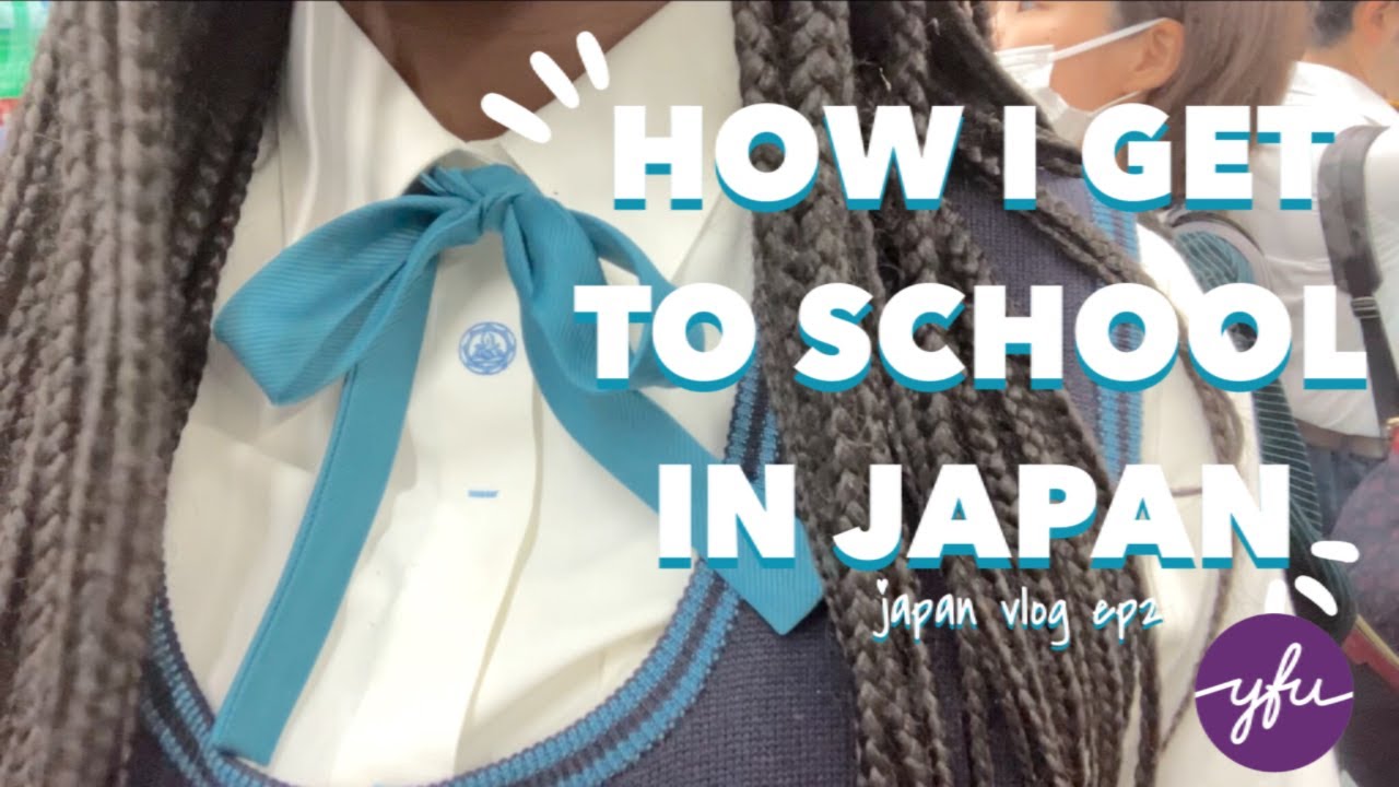 【 yfu japan exchange vlog】☁️ how i get to school in japan! // ep 2