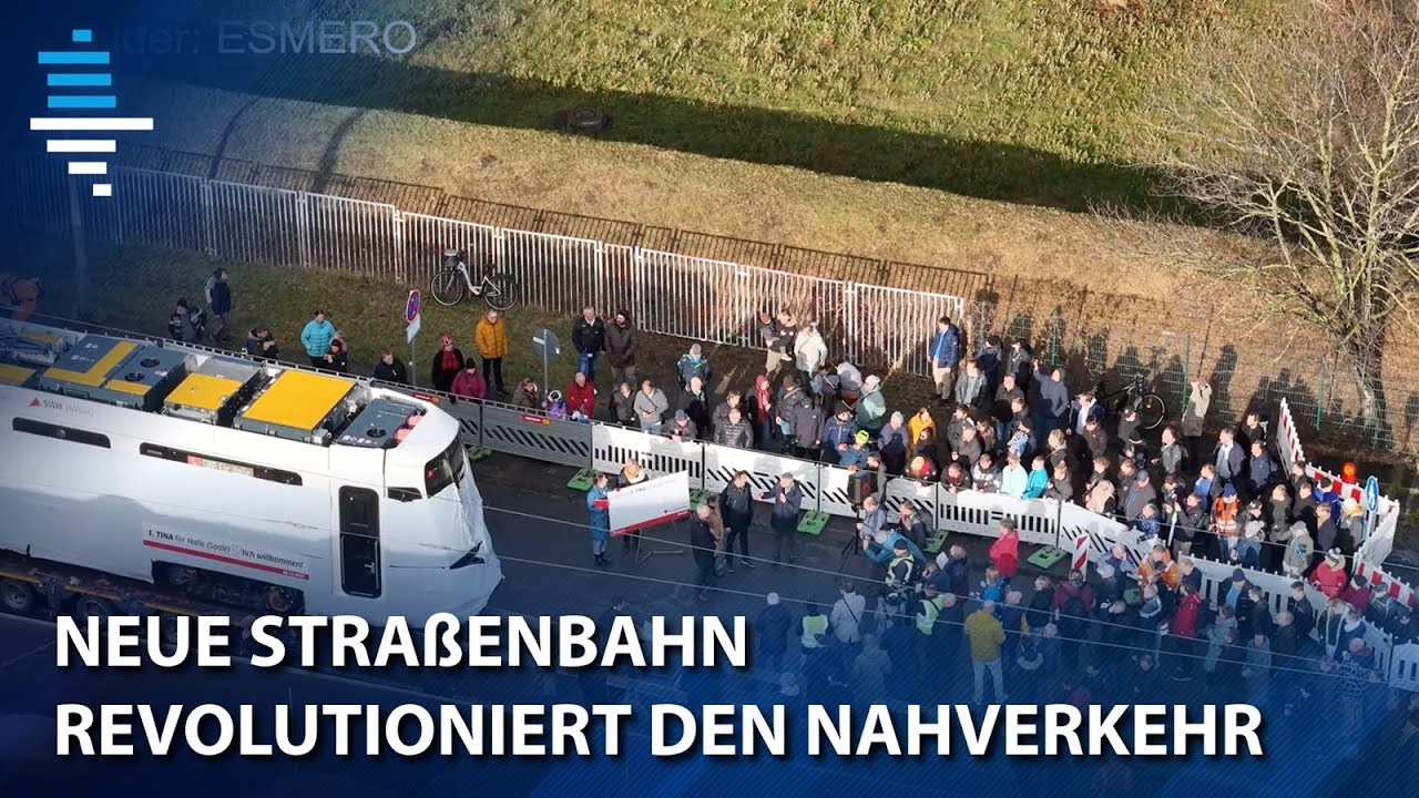 Erste „Tina“ kommt an: Neue Straßenbahn revolutioniert den Nahverkehr
