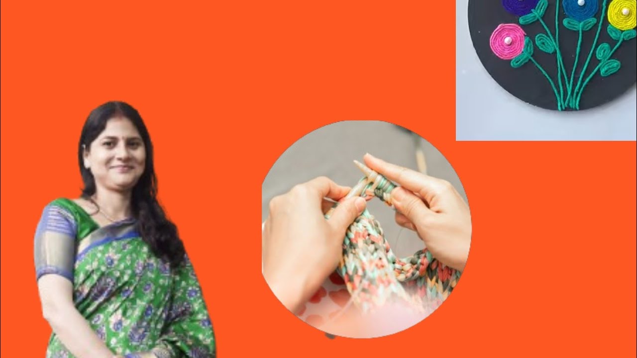 Sangeeta Craft & Creation is live multi colour sweater design  tutorial wool