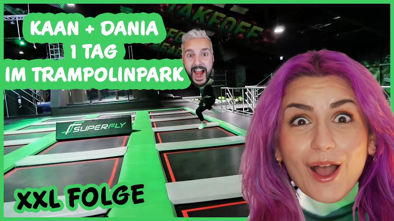 1 TAG MEGA SPAß IM TRAMPOLINPARK MIT KAAN + DANIA!