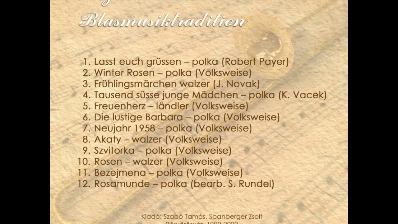Original Werischwarer Blasmusiktradition - 11. Bezejmena - Polka (Volksweise)