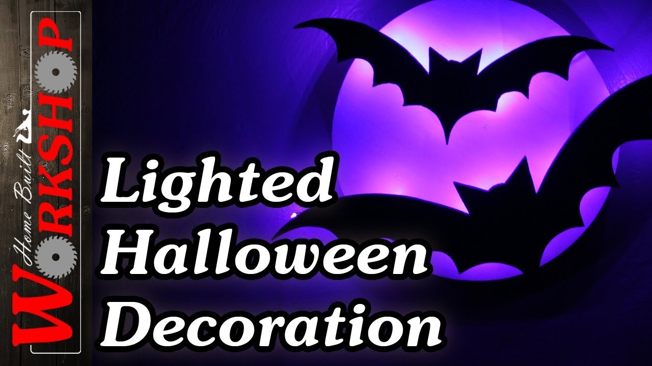 DIY Lighted Halloween Bats | A Project with my Daughter