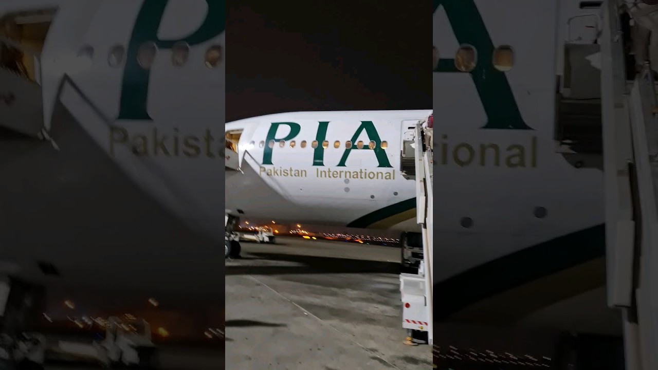 Great People to fly with, isn't? #pia #airline #flight #umrah #worldwitharslan #travel #shorts