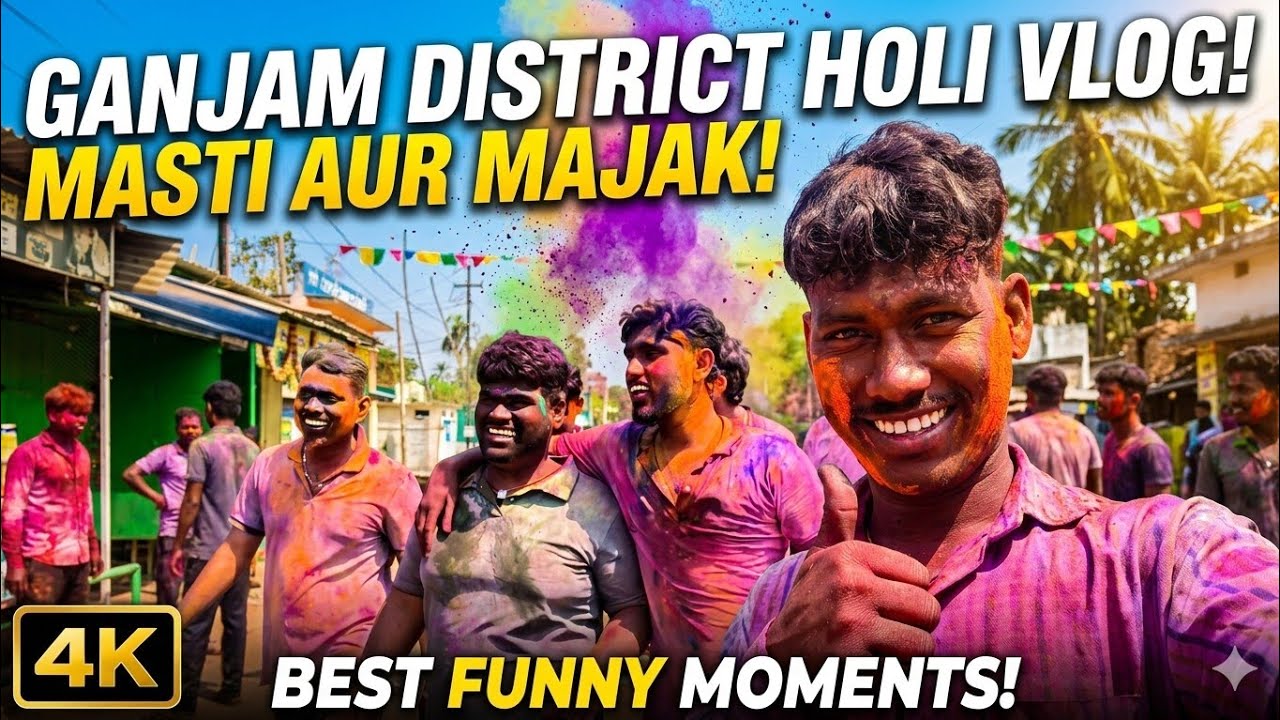 Holi Outdoor Vlog 2026 🌈 | Funny Moments & Village Holi Masti