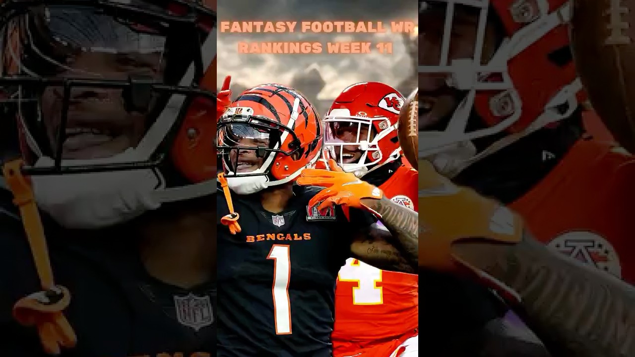 Fantasy Football WR Rankings  Week 11 PT4 