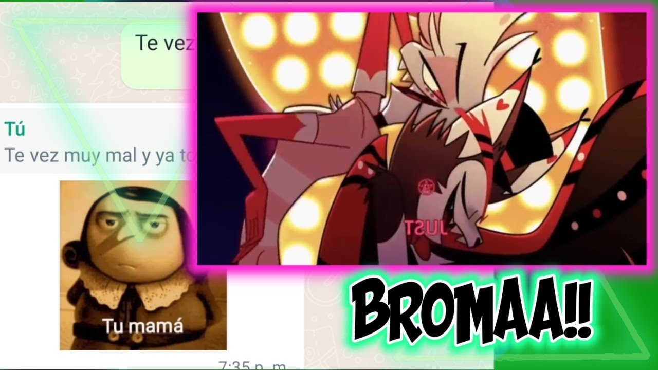 Broma a un amigo con canción de Hazbin hotel 