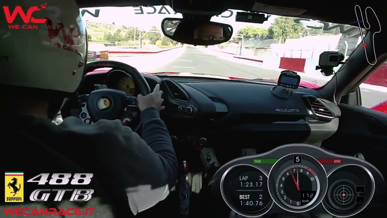 FERRARI 488 GTB - AUTODROMO VALLE DEI TEMPLI (AG) - WE CAN RACE