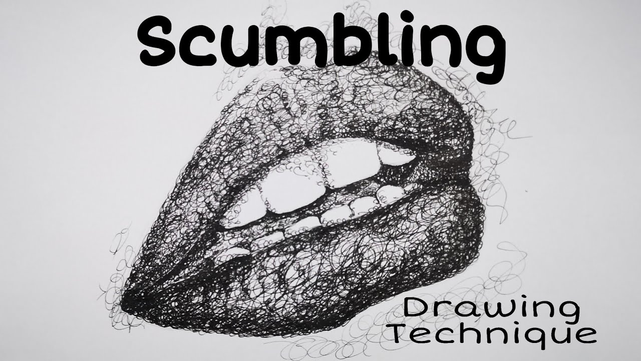 Scumbling Drawing Technique Tutorial