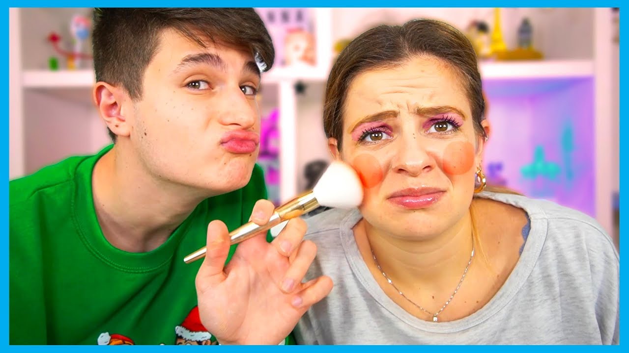 IL MIO RAGAZZO FA IL MIO MAKE UP!! *AIUTO*😱