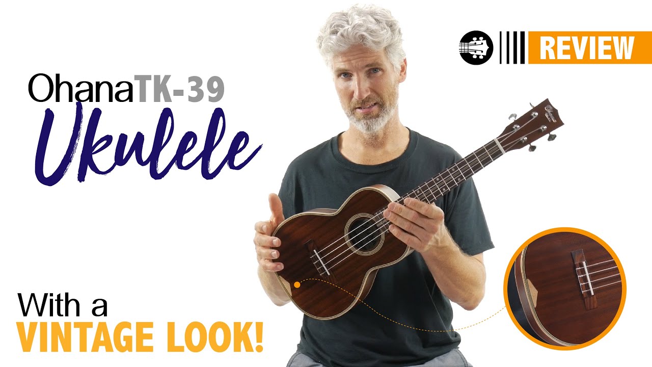 Ohana TK-39 Vintage Tenor Ukulele Solid Mahogany | #Ukulele Review